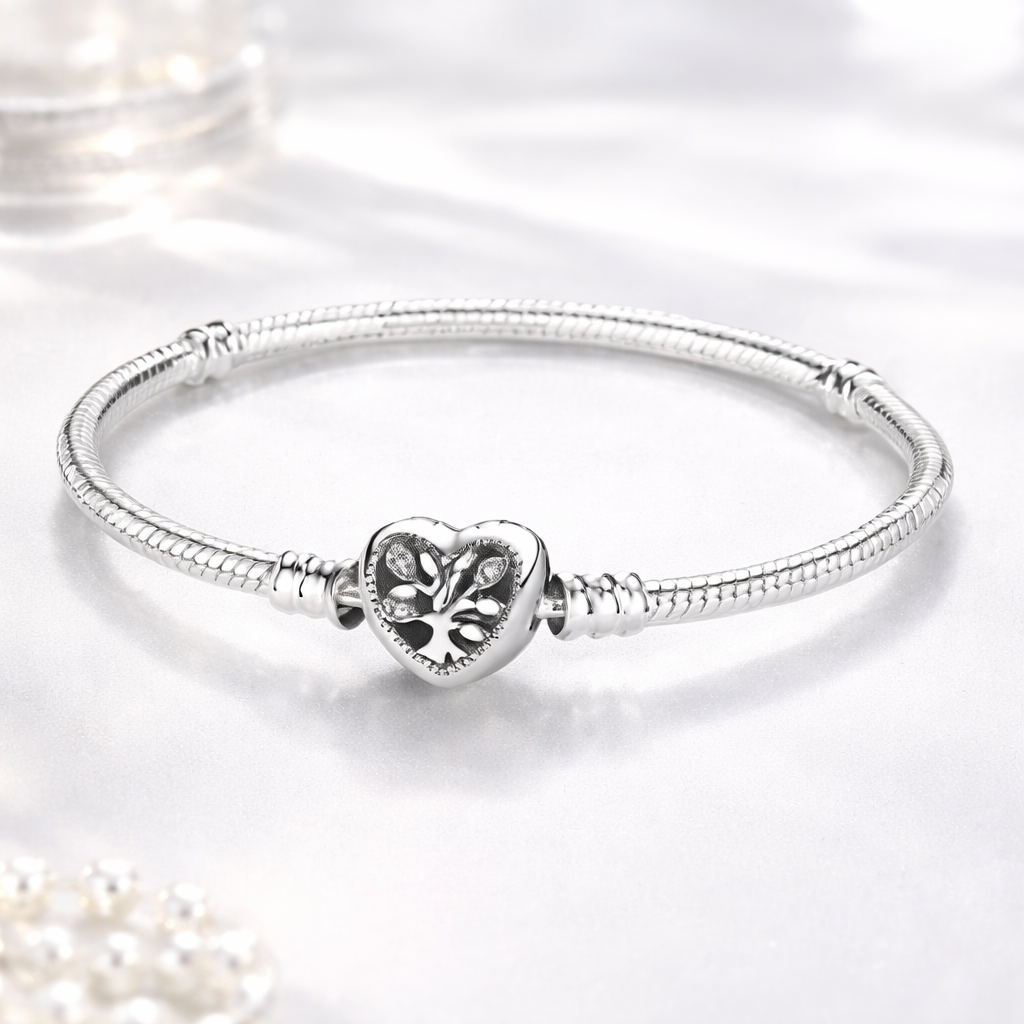Pulsera Corazón Plata 925