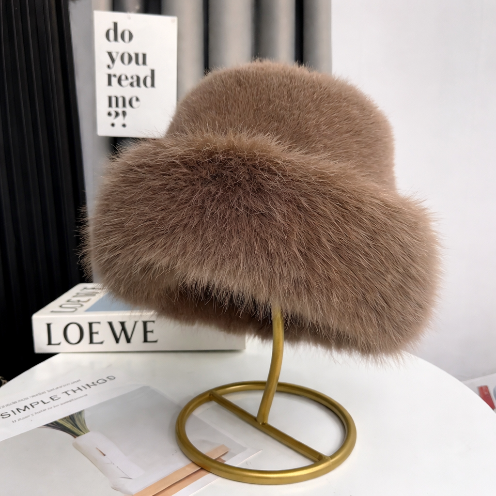 Gorro de Pelo Cálido Mujer